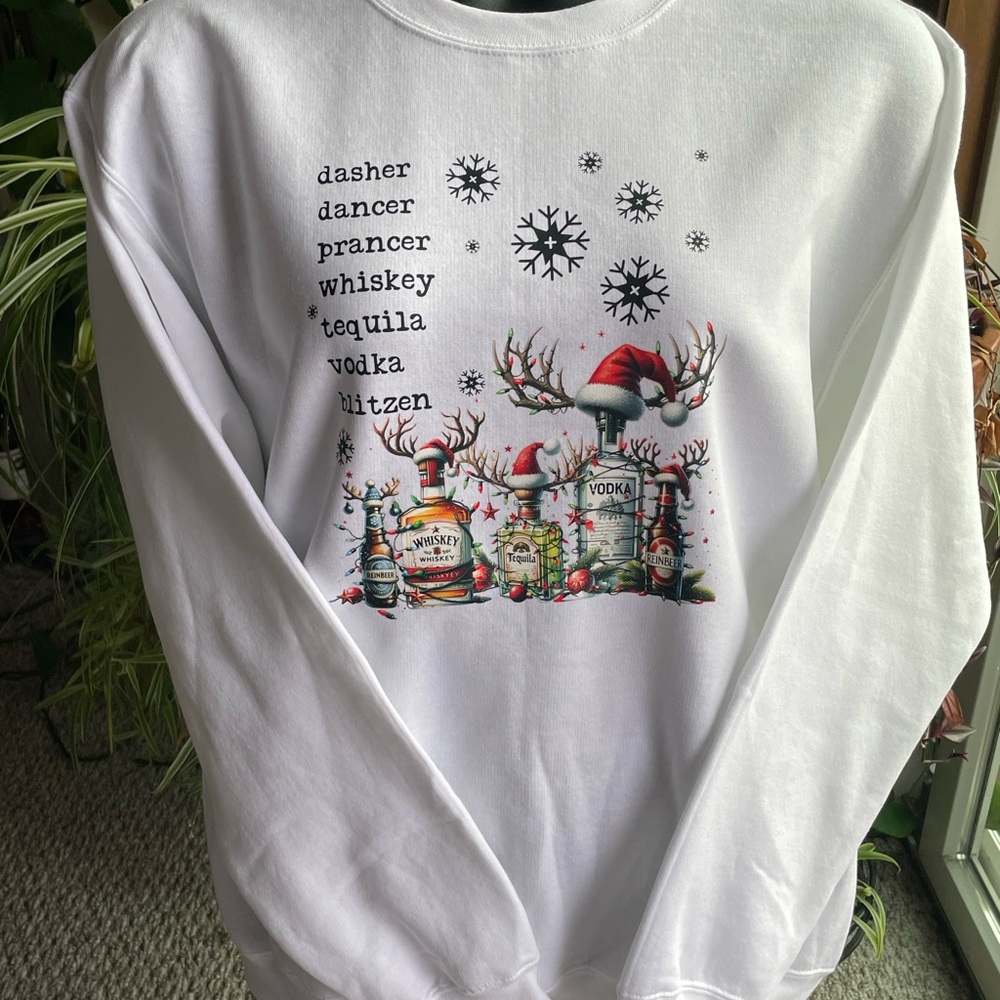 Christmas Themed Sweatshirt Large
